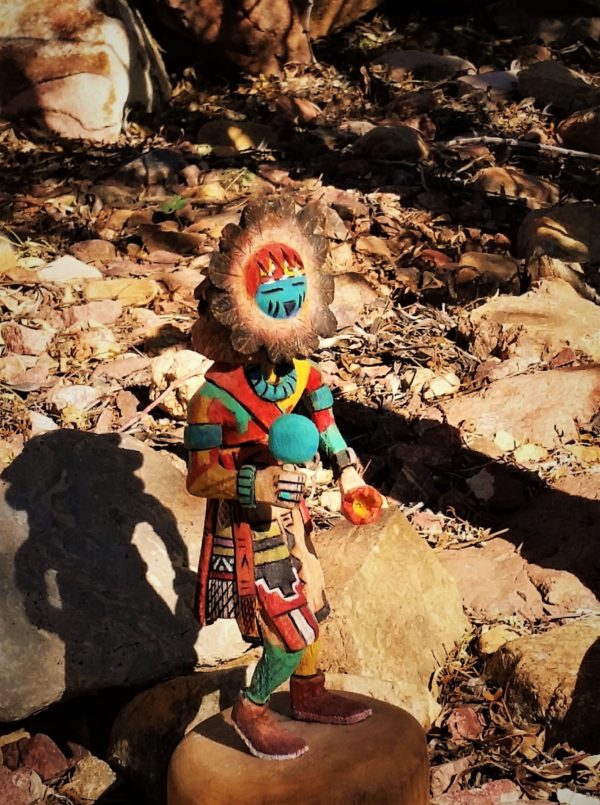 TAWA the Sun Kachina doll - Ripples and Ripples